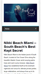 Mobile Screenshot of nikkibeachmiami.com